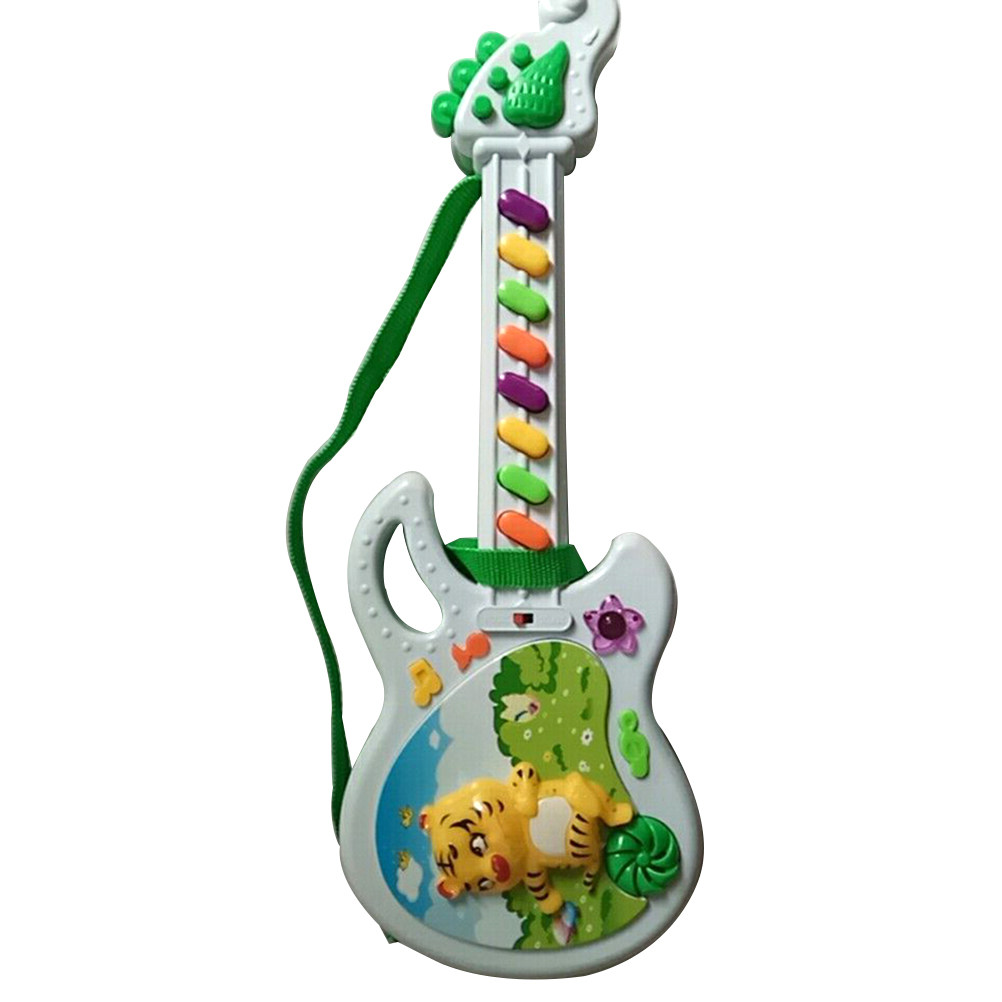 8鍵盤の漫画風電子ギター。幼児向けの音楽教育楽器。子供や赤ち - Kids Education Rhymes のレビューと価格