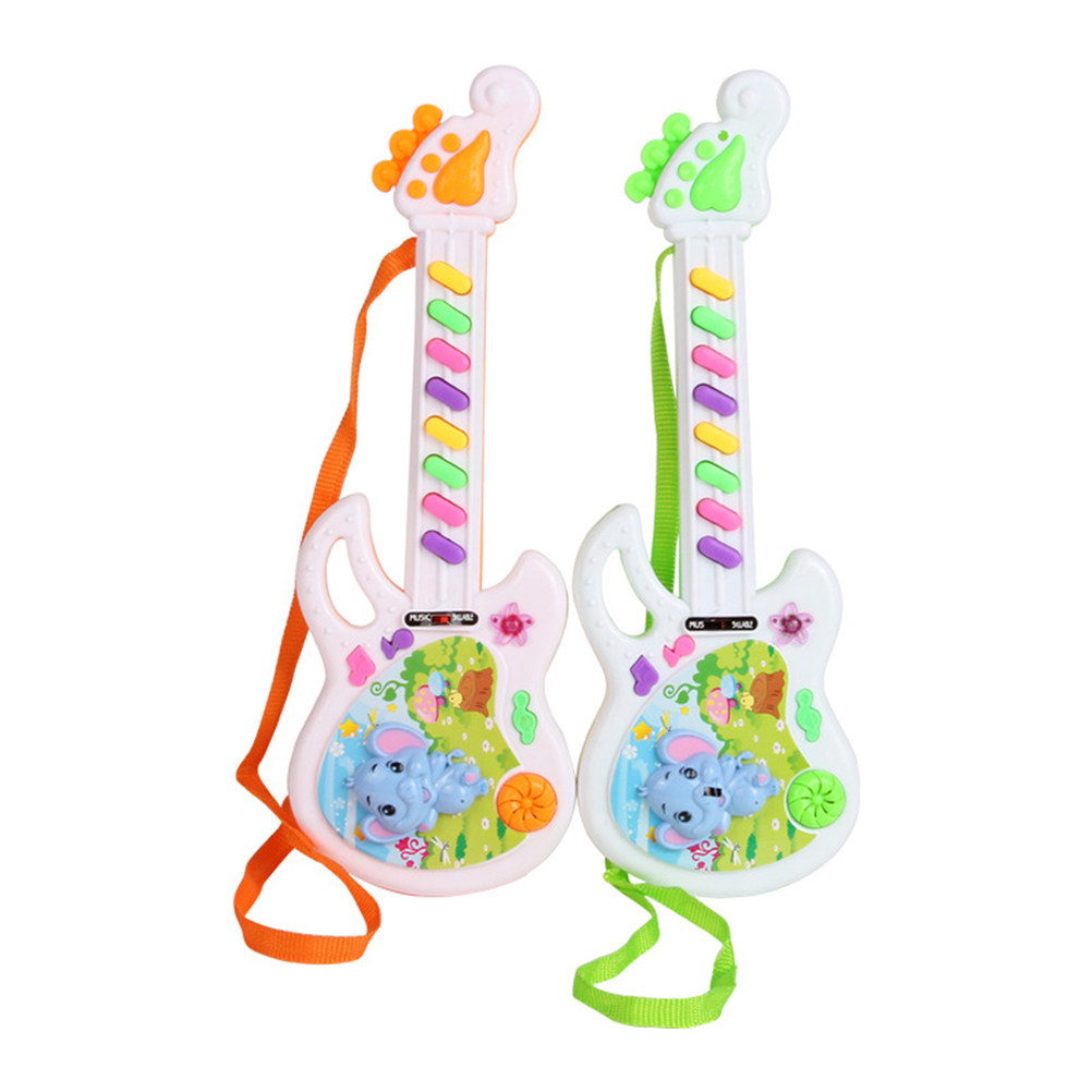 8鍵盤の漫画風電子ギター。幼児向けの音楽教育楽器。子供や赤ち - Kids Education Rhymes のレビューと価格